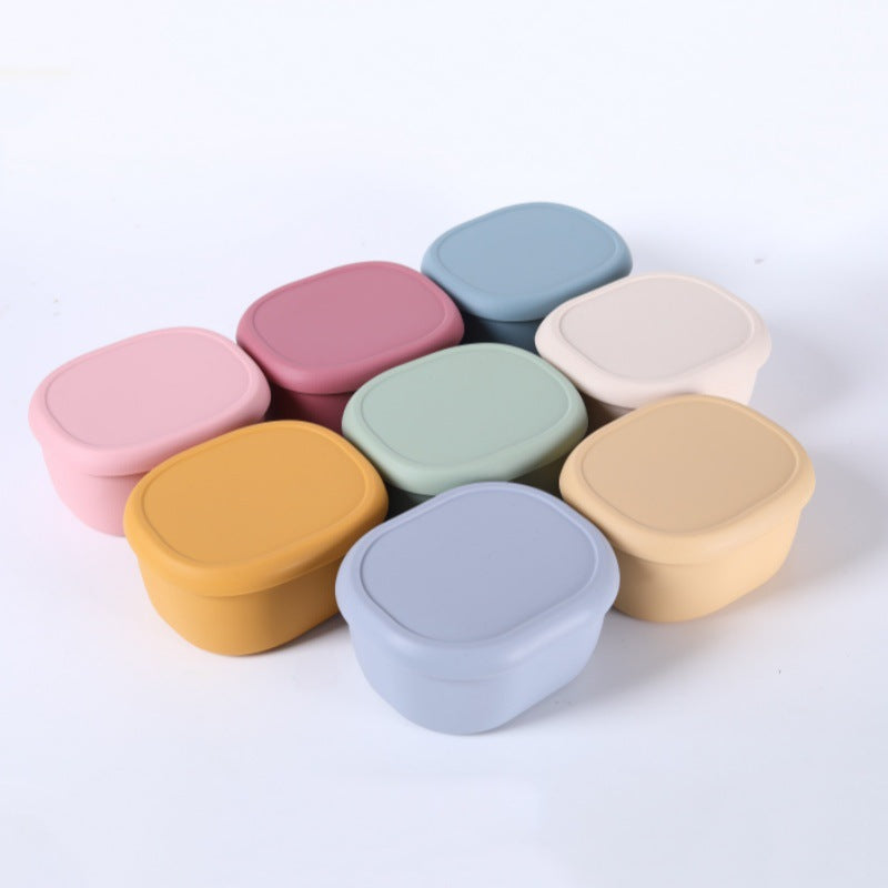 Airtight Lunch Boxes for Office Workers | Food-Grade, Lightweight Fruit Containers | Microwave-Safe Silicone Bowls