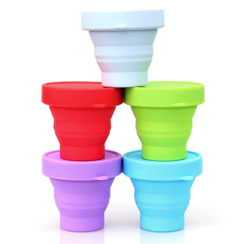 150ml Silicone Collapsible Water Bottle: Portable, Shock-Resistant, and Retractable for Outdoor Travel