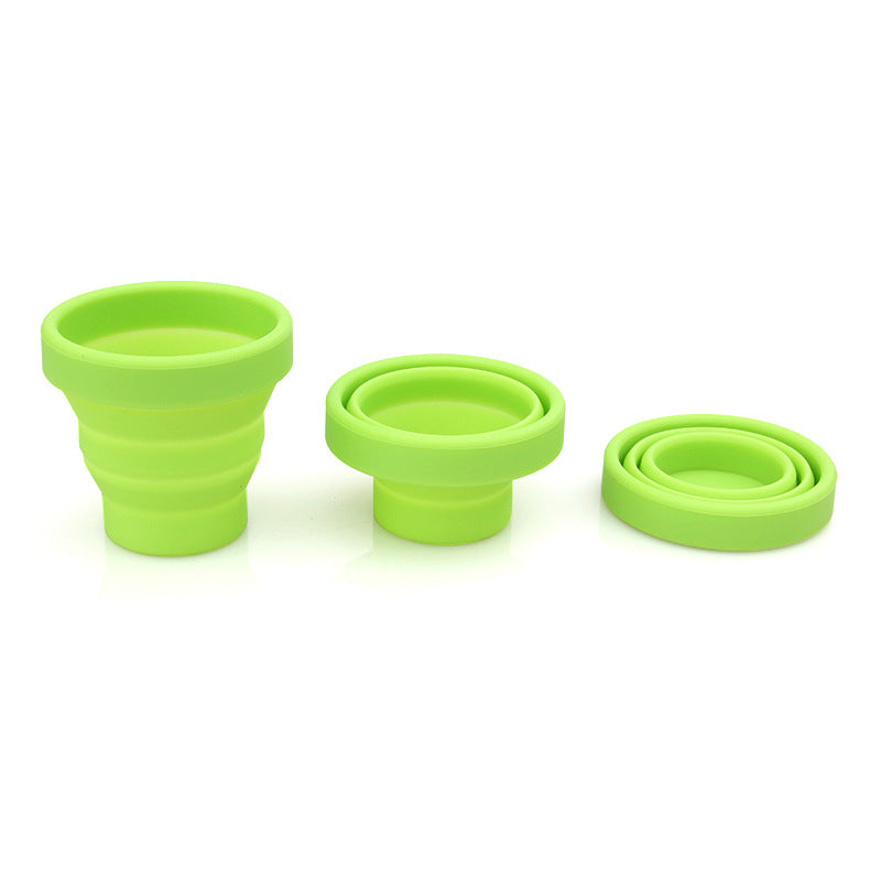 150ml Silicone Collapsible Water Bottle: Portable, Shock-Resistant, and Retractable for Outdoor Travel
