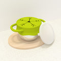 New Silicone Snack Cup with Detachable Stainless Steel Spill-Proof Container