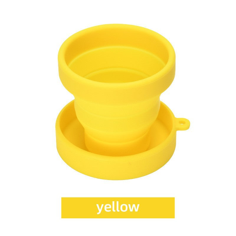 150ml Silicone Collapsible Water Bottle: Portable, Shock-Resistant, and Retractable for Outdoor Travel