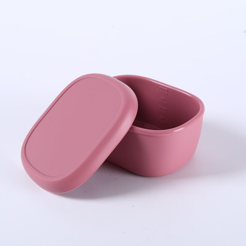 Airtight Lunch Boxes for Office Workers | Food-Grade, Lightweight Fruit Containers | Microwave-Safe Silicone Bowls