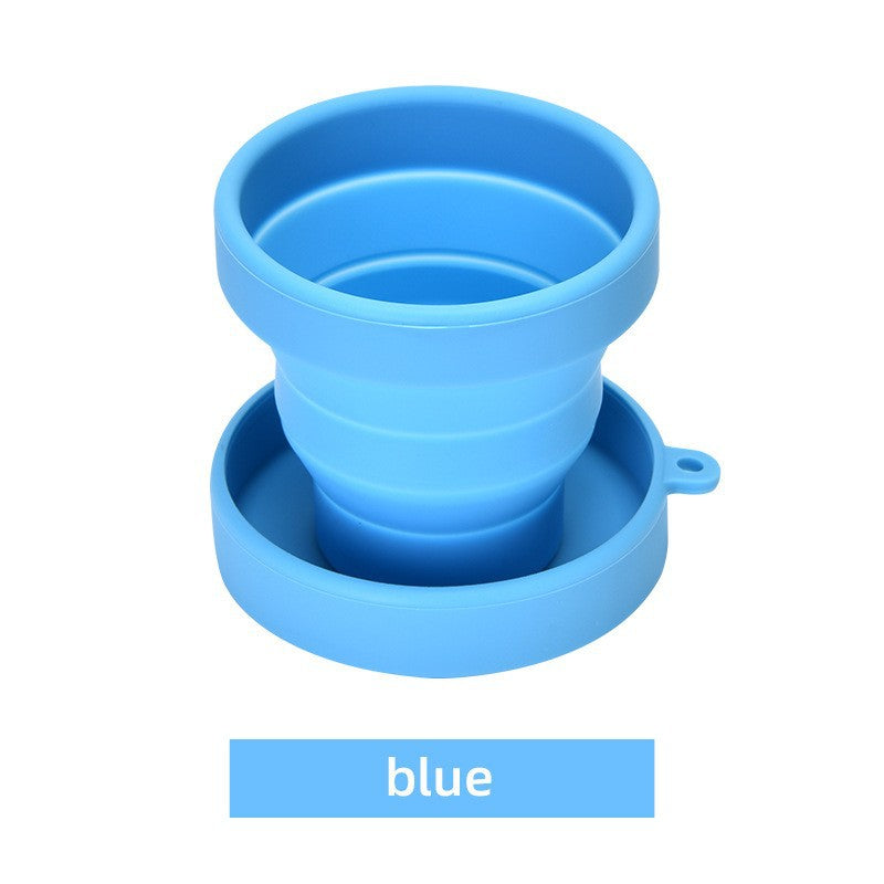 150ml Silicone Collapsible Water Bottle: Portable, Shock-Resistant, and Retractable for Outdoor Travel