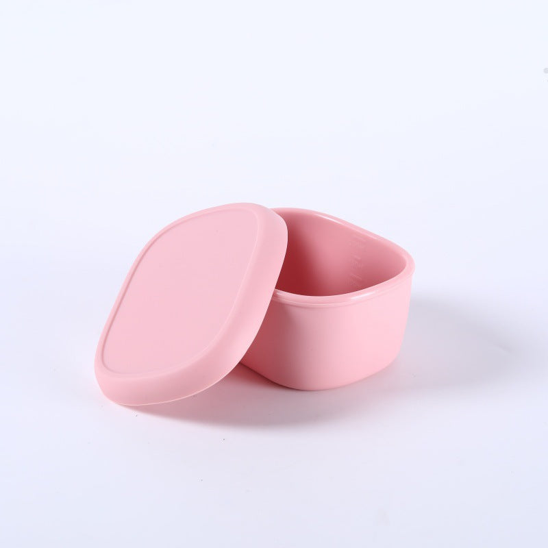 Airtight Lunch Boxes for Office Workers | Food-Grade, Lightweight Fruit Containers | Microwave-Safe Silicone Bowls