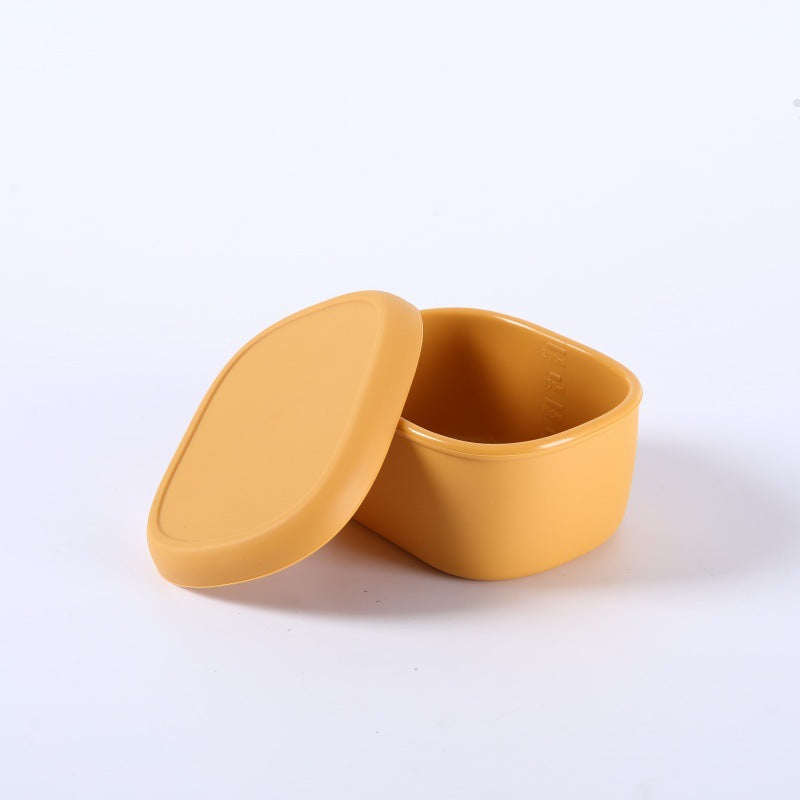 Airtight Lunch Boxes for Office Workers | Food-Grade, Lightweight Fruit Containers | Microwave-Safe Silicone Bowls