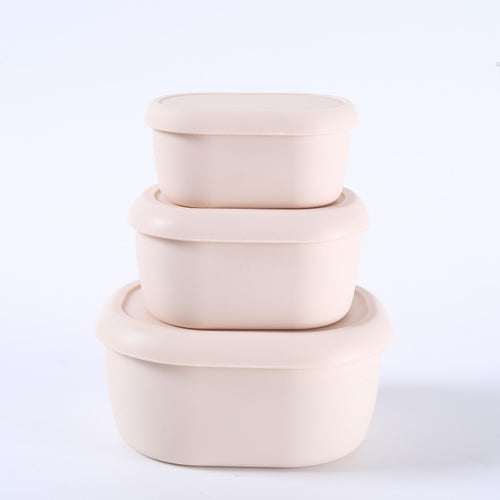 Airtight Lunch Boxes for Office Workers | Food-Grade, Lightweight Fruit Containers | Microwave-Safe Silicone Bowls