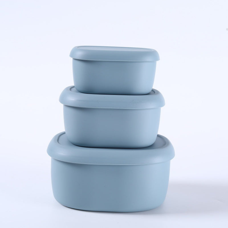 Airtight Lunch Boxes for Office Workers | Food-Grade, Lightweight Fruit Containers | Microwave-Safe Silicone Bowls